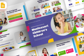 Montessori School Google Slide Template